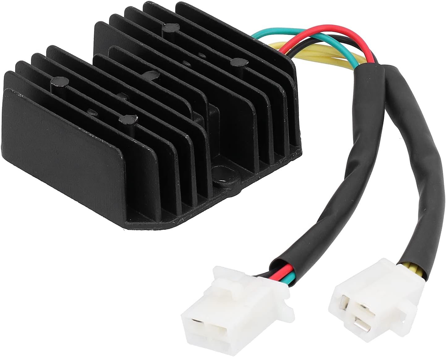Regulador de voltaje de 6 cables, buen regulador de voltaje de estabilización, diseño de hebilla rectificadora, reemplazo para ciclomotor de 250 cc,