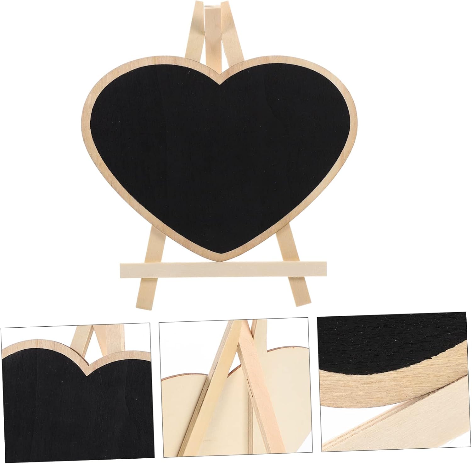 Operitacx 4pcs Vertical Blackboard Small Chalkboard Chalk Board Markers Chalkboard Signs Pizarrones para Niños Tabletop Chalkboard Sign Table