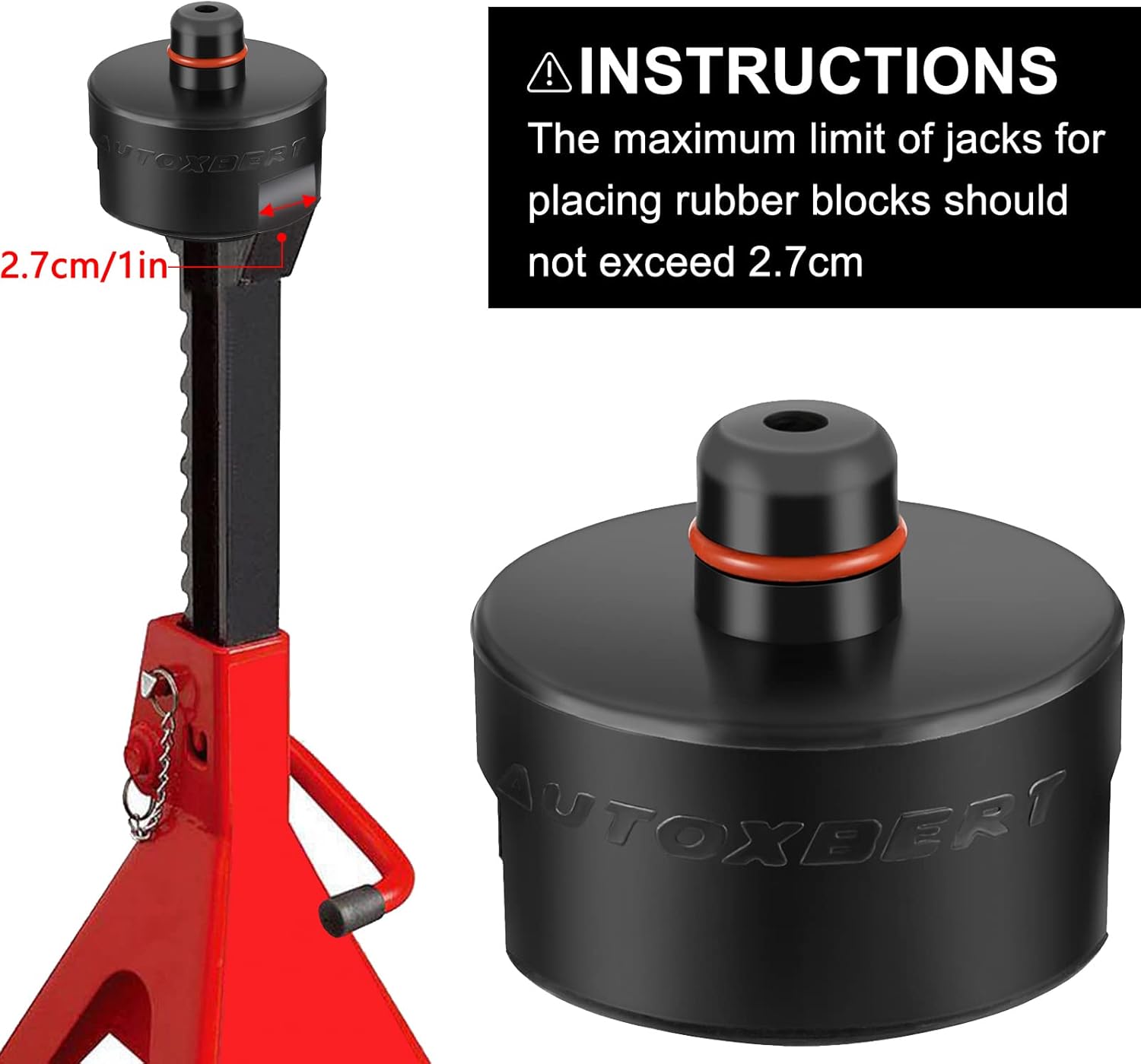 Adaptador de gato de elevación de goma para coche, adaptador de soporte de chasis adecuado para Tesla Model 3 Y Model S Model X Accesorios