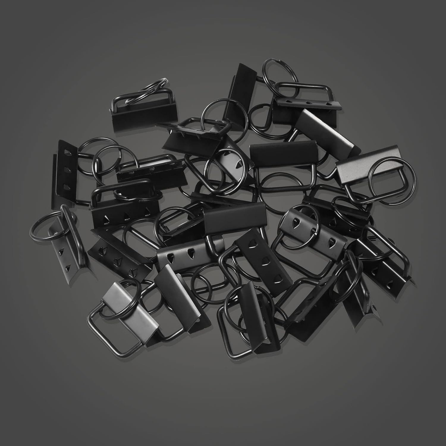 SPEEDWOX 25 piezas de herramientas para llavero con anillo dividido, juegos de pulseras de correas para manualidades