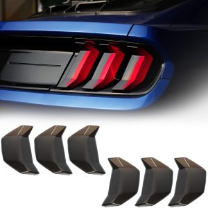 LitMiRaCle Smoke Black Taillight Protector Cover Compatible Ford Mustang, PC Resin Tail Shades, Taillight Decorative Shade Accessories Compatible LitMiRaCle Smoke Black Taillight Protector Cover Compatible Ford Mustang, PC Resin Tail Shades, Taillight Decorative Shade Accessories Compatible