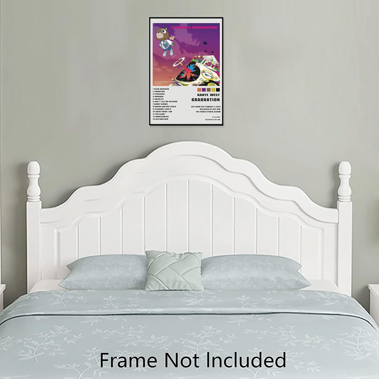 XIHOO Christ-EZ KanYe West – Póster limitado para decoración de pared genial para estética de habitación, póster mate sin marco, regalo de 11 x 17