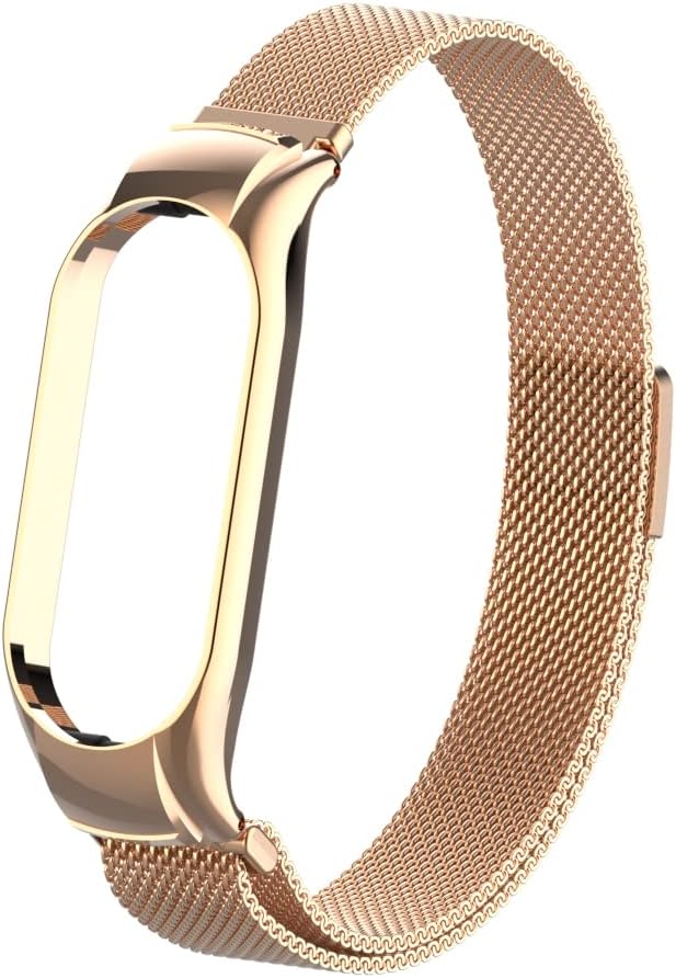 Banda magnética compatible con correa Xiaomi Mi Band 7, bandas de repuesto deportivas de malla metálica de acero inoxidable para Xiaomi Mi Band 7