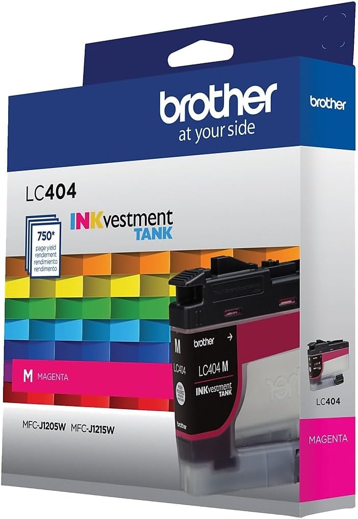 Brother Cartucho de tinta original LC404M Magenta INKvestment Tank