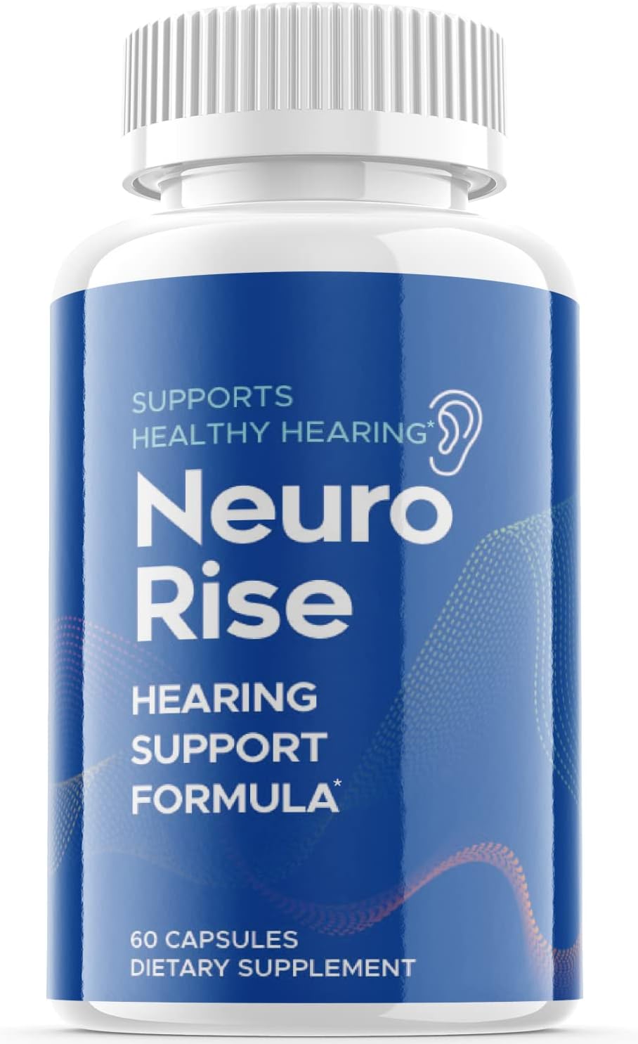 Suplemento de fórmula de apoyo auditivo Neuro Rise – Neurorise Pills para apoyar una audición saludable (60 cápsulas)