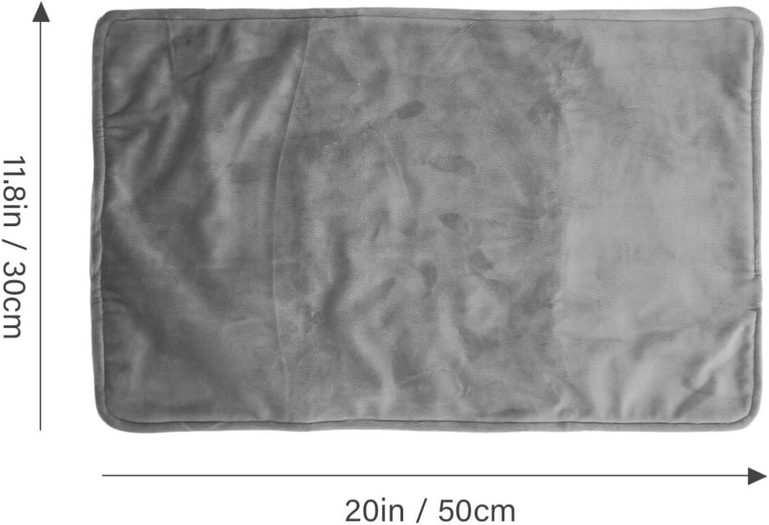Abaodam Almohadillas de calefacción, almohadilla térmica, mantas eléctricas, manta de calefacción para pies, manta de calefacción pequeña, manta