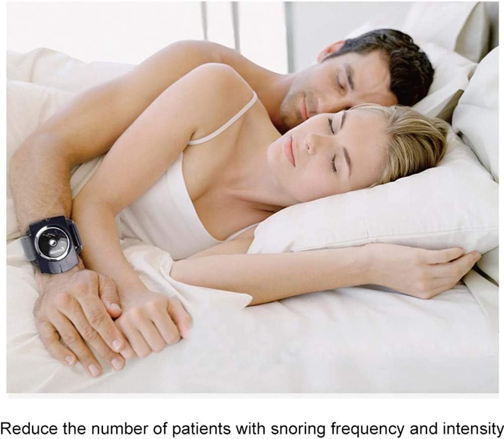 MQSS Solución de tapón para ronquidos, dispositivo antironquidos, muñequera lo natural para facilitar la respiración, masajeador de pulsera