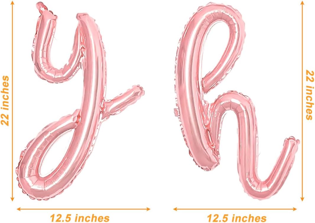 Globos de fiesta de cumpleaños, globos de Yee Haw, oro rosa, pancarta de Yee Haw para decoraciones de cumpleaños de vaquera occidental