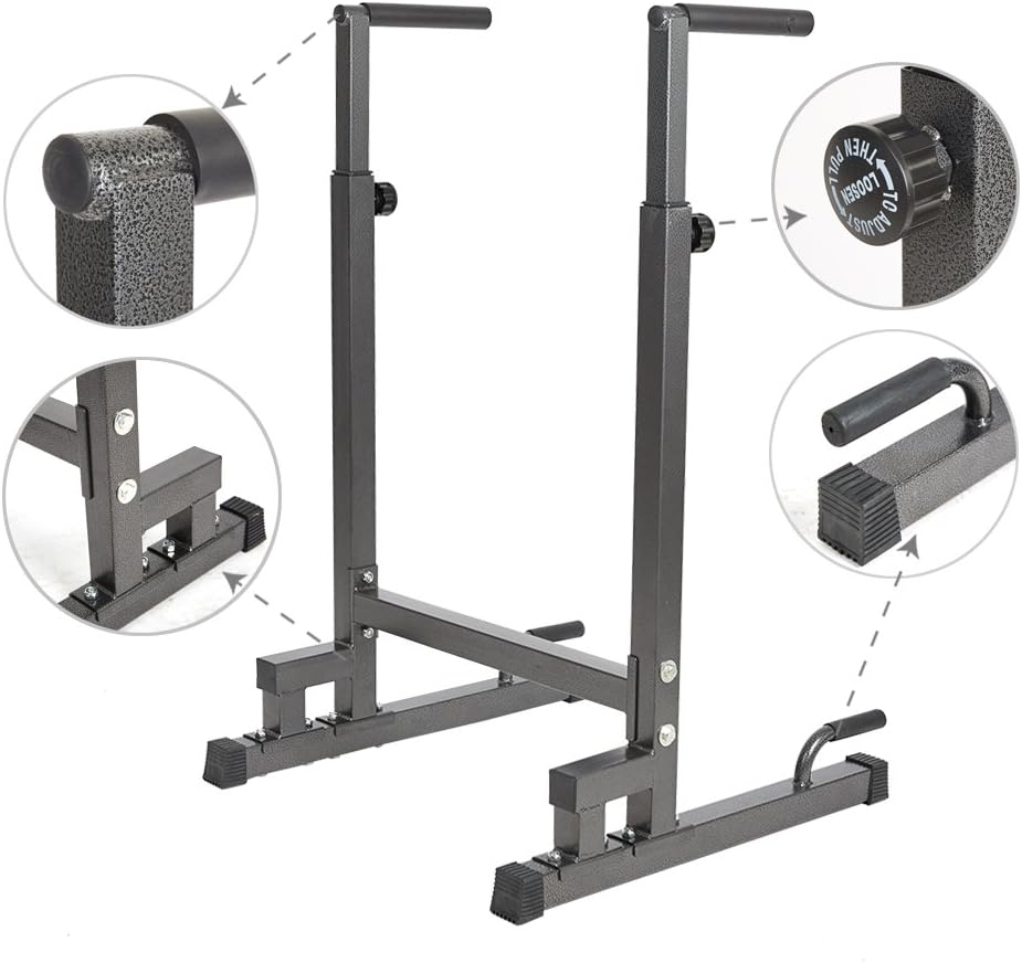 -Torre de poder ajustable resistente Pedestal de inmersión de entrenamiento de fuerza ajustable y resistente para entrenamiento de fuerza