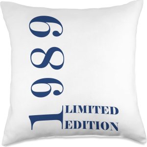 Born Vintage Limited Edition Retro Birth Year 1989 Throw Pillow, 18×18, Multicolor Born Vintage Limited Edition Retro Birth Year 1989 Throw Pillow, 18×18, Multicolor