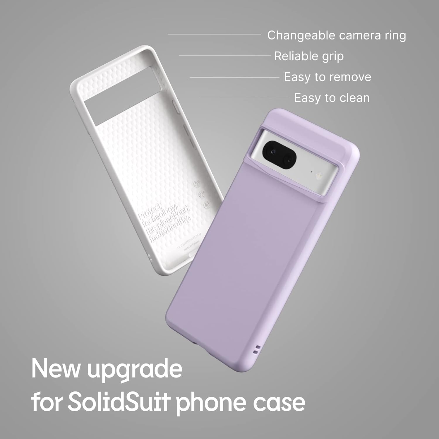 RhinoShield SolidSuit – Funda compatible con Pixel 7a – Funda protectora de diseño delgado absorbente de golpes con acabado mate de alta calidad de