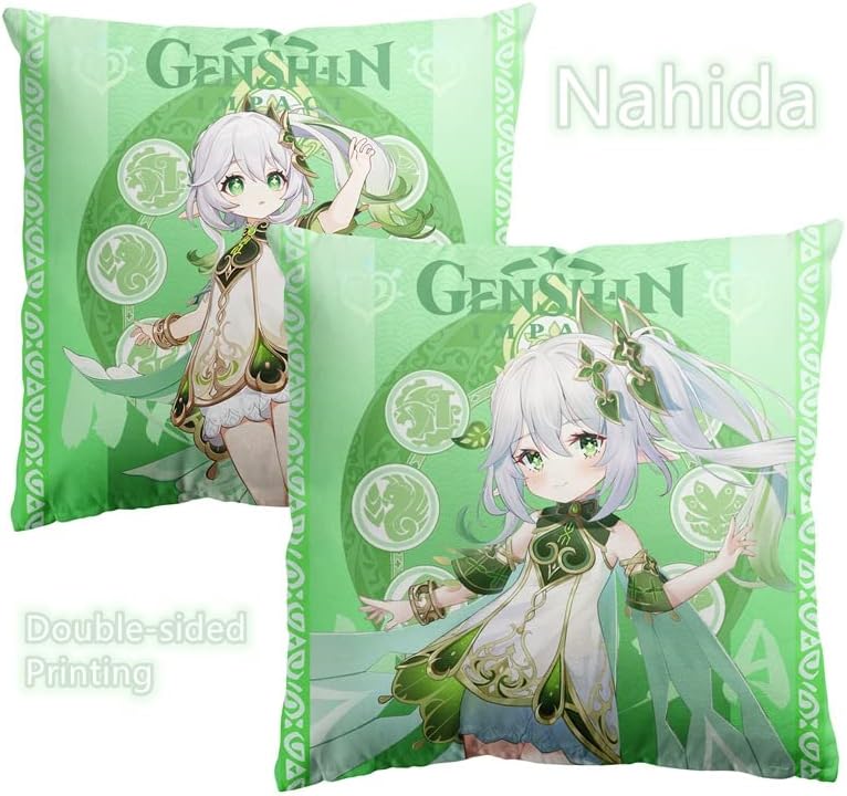 Genshin Impact – Caja de regalo para fanáticos  Muñeco de peluche, llavero, calcomanías, póster, alfombrilla de ratón, funda de almohada, pulsera,