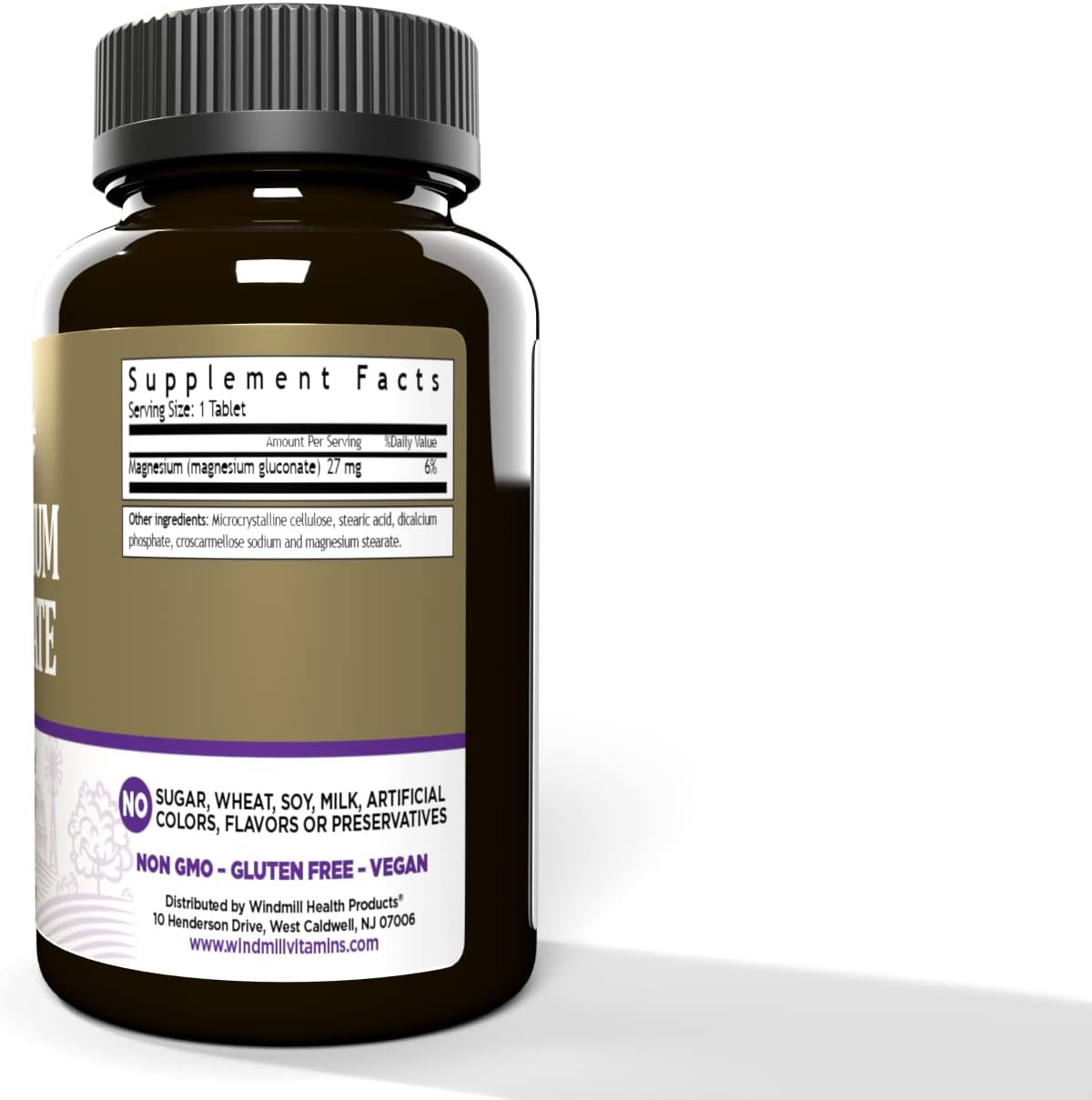 Gluconato de magnesio 500 mg 90 Tb – de Windmill (paquete de 2)
