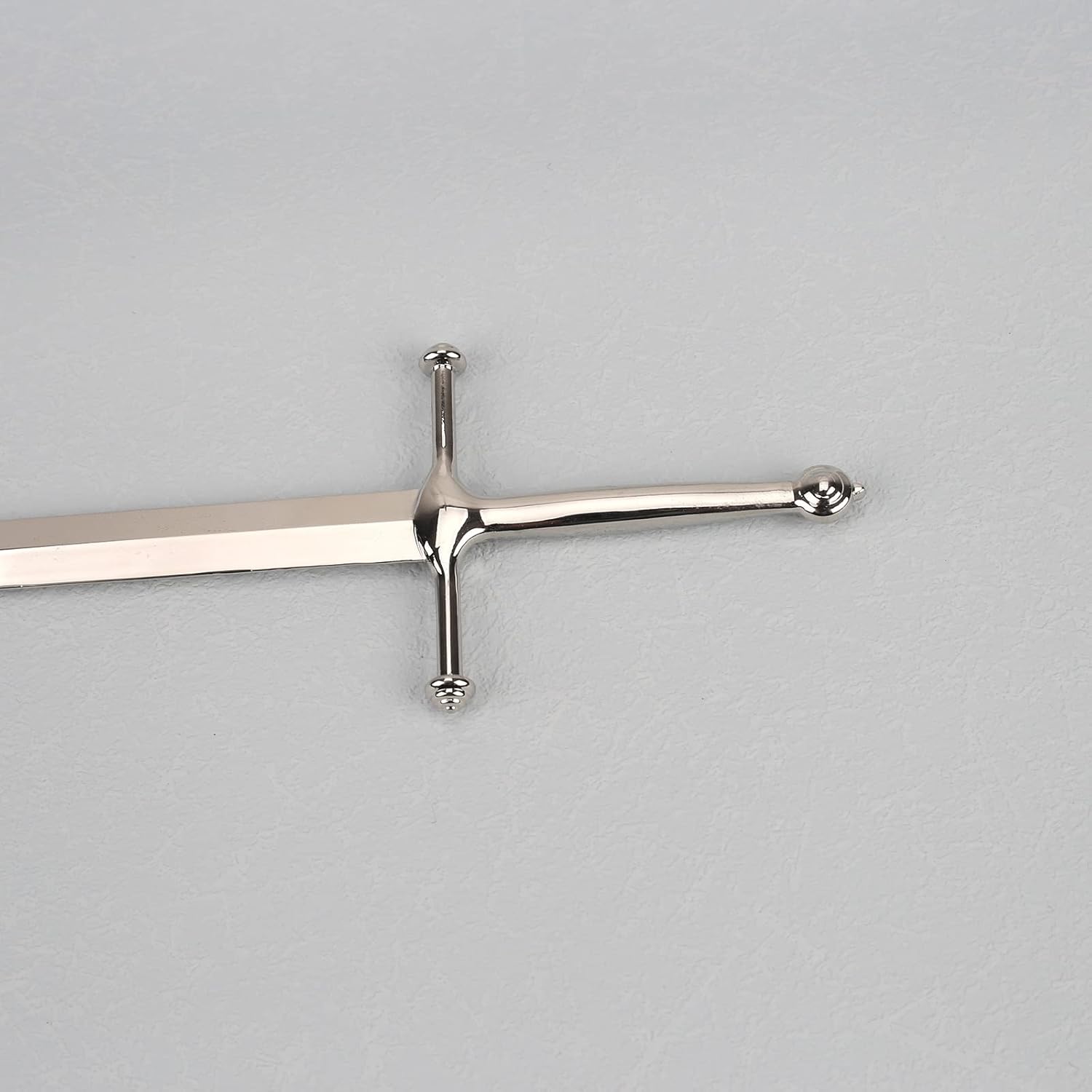 ASUNFO Abrecartas de metal abrecartas sobre cuchillo en forma de suministros escolares de oficina plata
