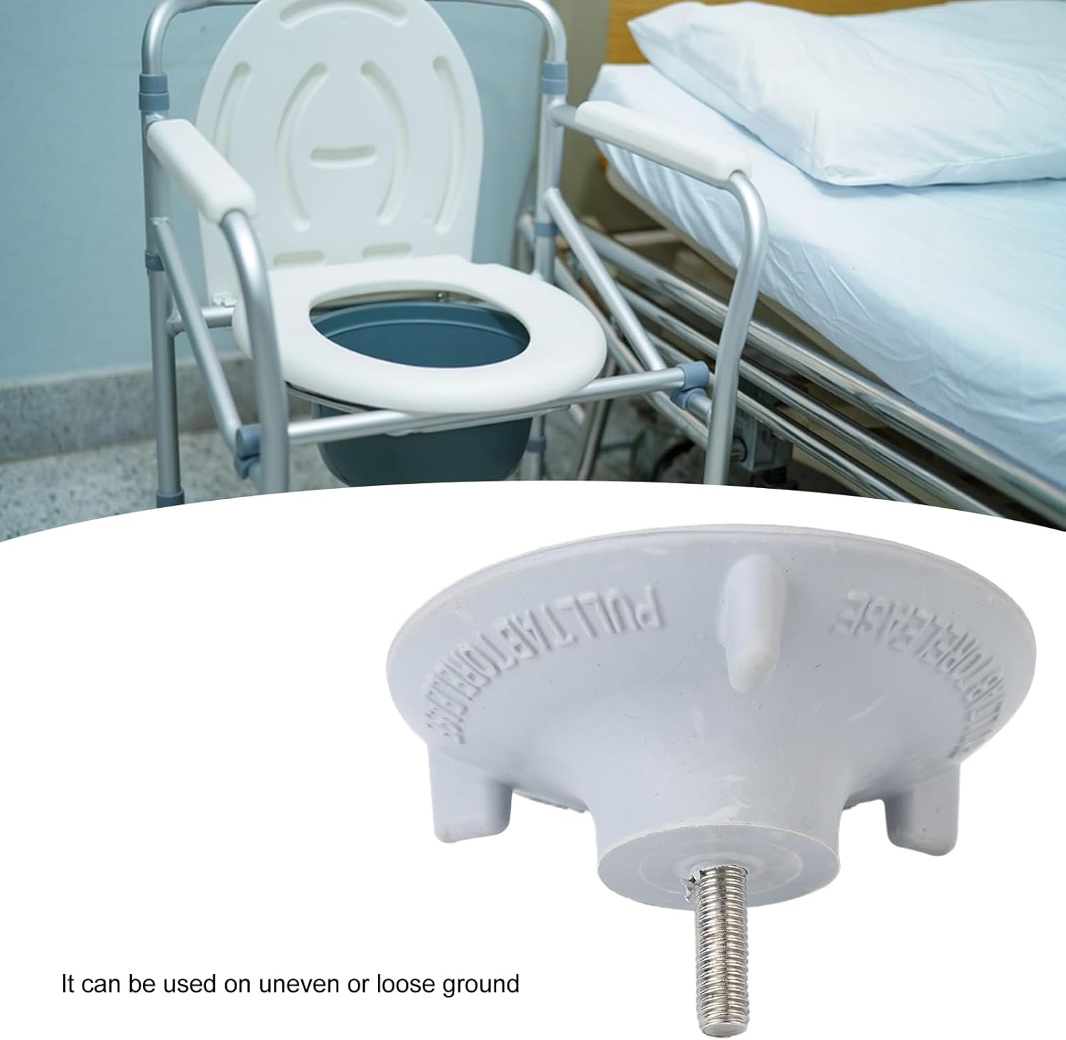 Patas de repuesto para silla de ducha de anciana, ventosas grandes con diseño de textura sin rodillos, material de goma para una mayor estabilidad