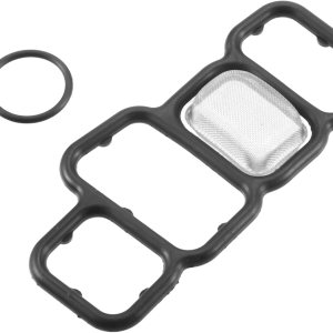 ACROPIX VTEC – Pantalla de filtro de válvula de carrete para Honda Accord Civic con junta tórica, paquete de 2, color negro ACROPIX VTEC – Pantalla de filtro de válvula de carrete para Honda Accord Civic con junta tórica, paquete de 2, color negro