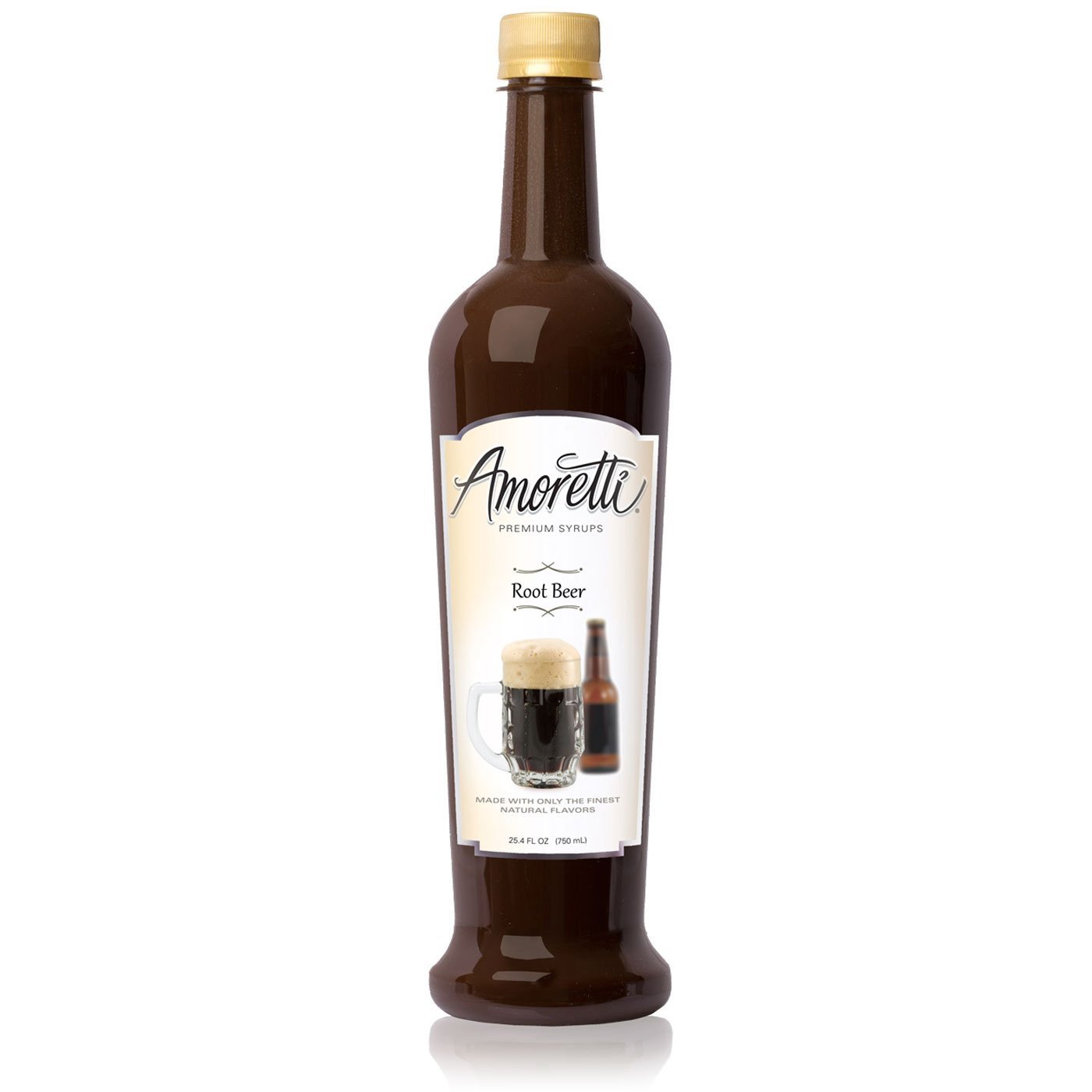 Amoretti Jarabe de cerveza de raíz prémium (25.4 fl oz)