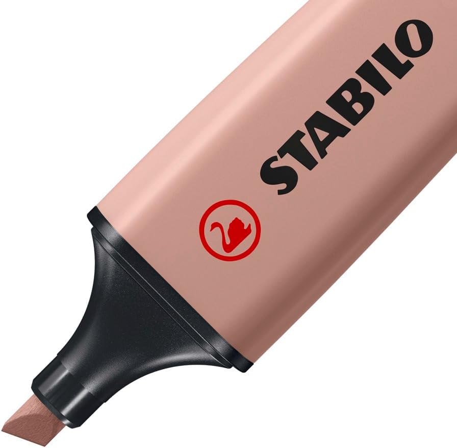 STABILO Resaltador BOSS ORIGINAL NatureCOLORS – Pack de 10 – Umber