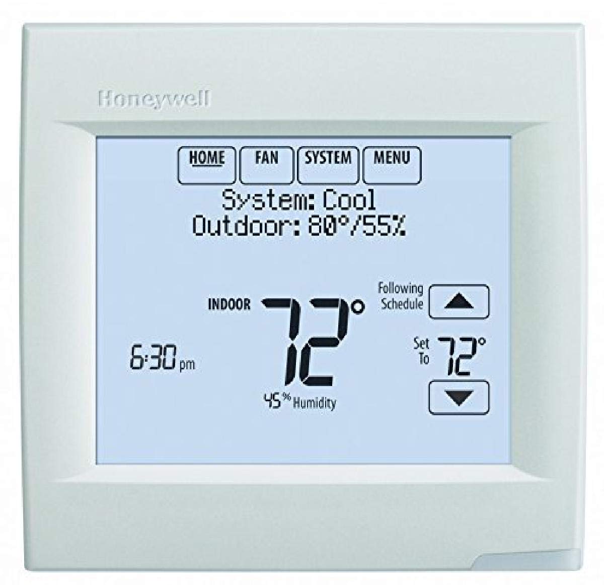 Honeywell TH8321wf1001 WiFi Vision Pro 8000 con etapas hasta de 3 viveles de calor  2 niveles de frío, Paquete de 1, 1