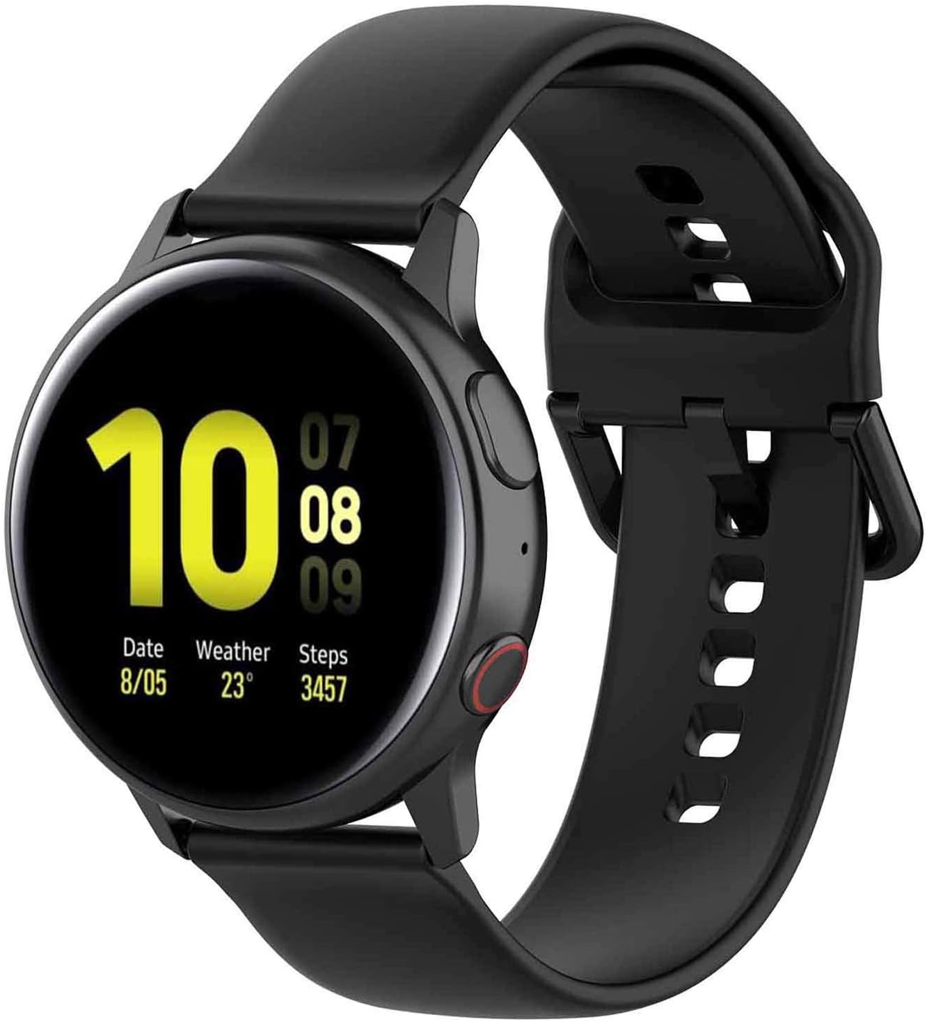 Correas de repuesto para reloj Samsung Galaxy Watch Active 2, 0.787 pulgadas de silicona de liberación rápida, correas de repuesto para Garmin