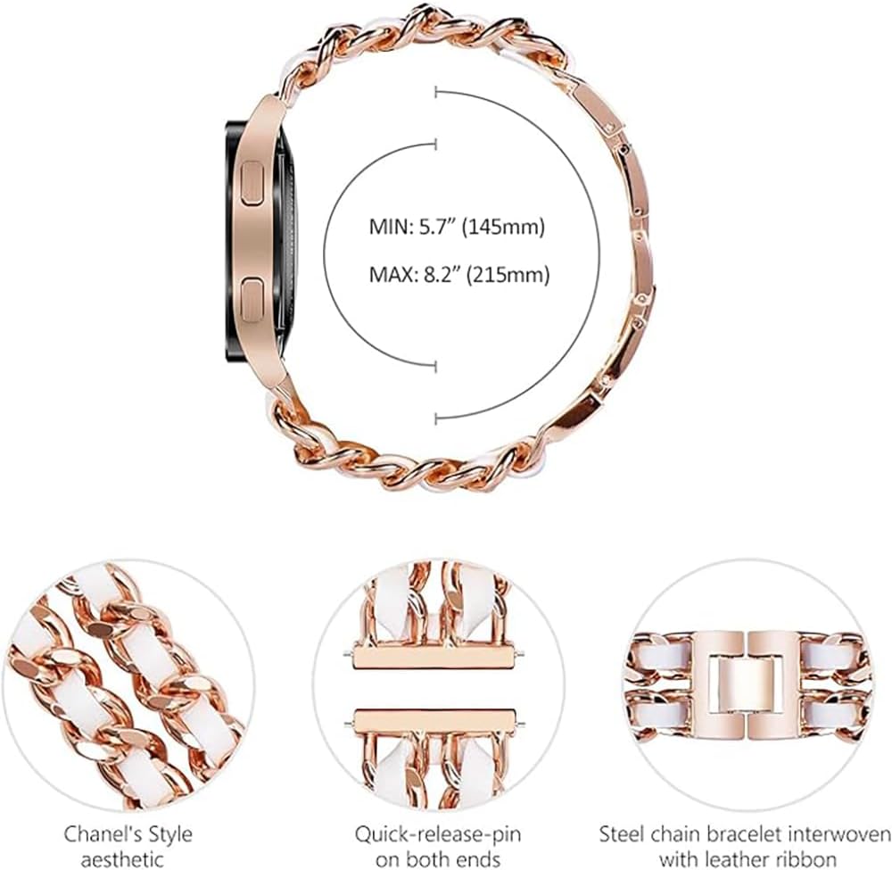 Correas compatibles con Samsung Gear S3 FrontierClassicGalaxy Watch de 1.81 pulgadas  Galaxy 3 de 1.772 pulgadas, correa de repuesto de cuero con