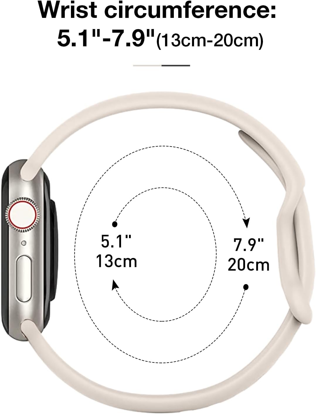 Paquete de 5 correas clásicas compatibles con Apple Watch de 1.496 pulgadas, 1.575 pulgadas, 1.614 pulgadas, 1.654 pulgadas, 1.732 pulgadas, 1.772