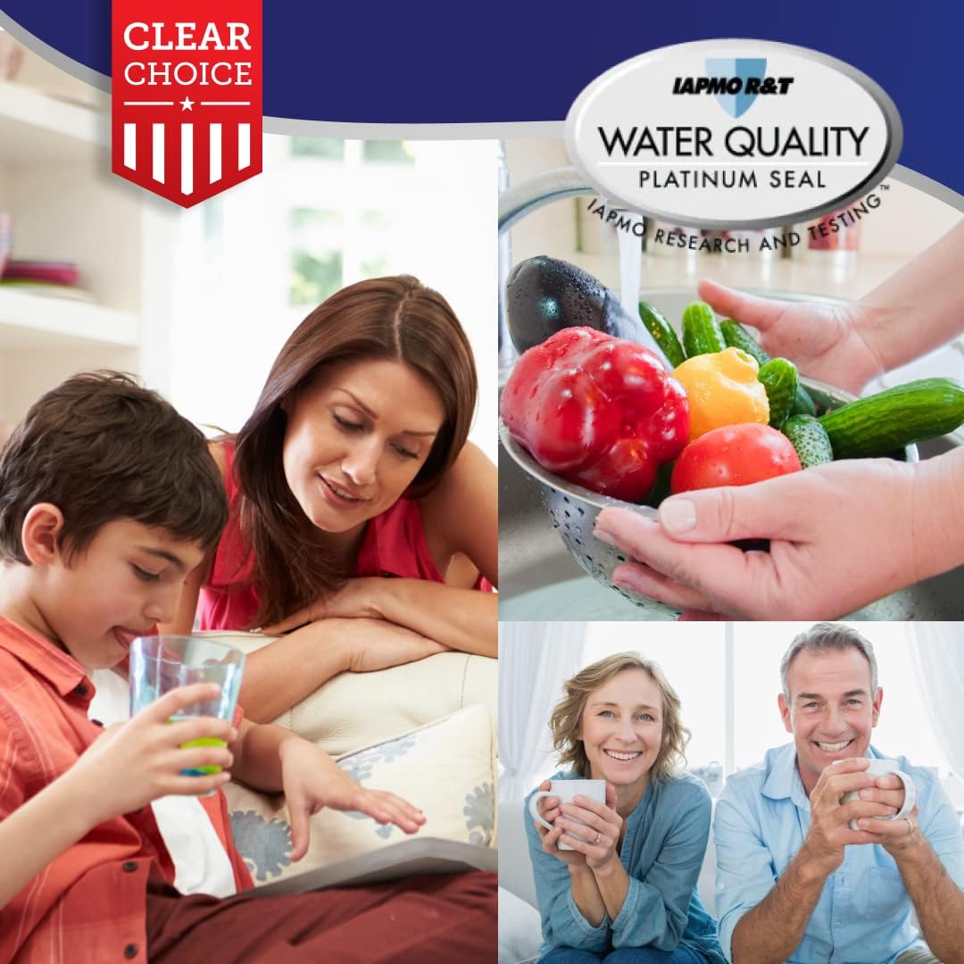 Clear Choice – Filtro de sabor de repuesto para filtro Whirlpool UKF8001 WF50 compatible con EDR4RXD1 EFF-6013A FILTER4A FILTER4 Filtro de agua para