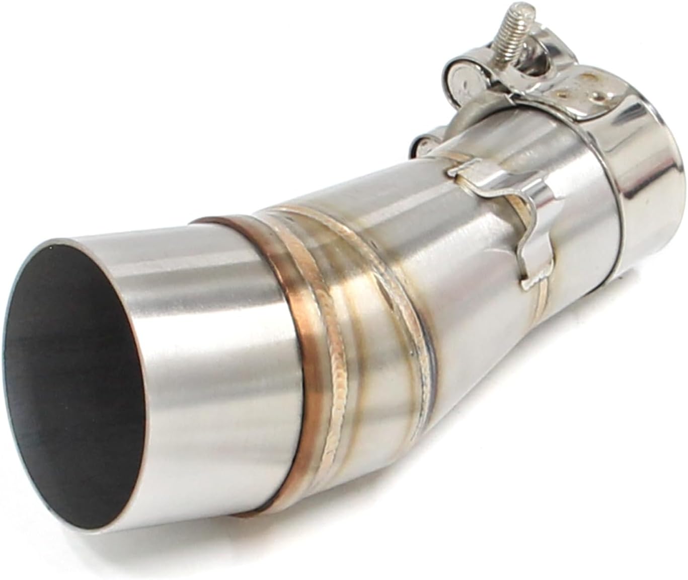 Tubo de escape de motocicleta, adaptador de escape, tubo de conector de silenciador con abrazaderas y adaptadores adecuado para Kawasaki Ninja 250