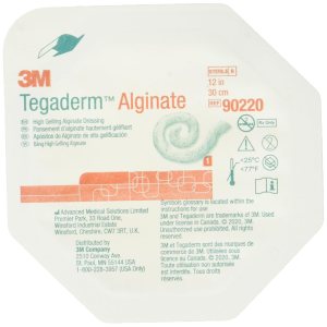 3M Tegaderm – Apósito de alginato de alta gelificación, 90220, 1 in x 2 in, vendaje estilo cuerda, 5cartón, 4 cartones por caja 3M Tegaderm – Apósito de alginato de alta gelificación, 90220, 1 in x 2 in, vendaje estilo cuerda, 5cartón, 4 cartones por caja