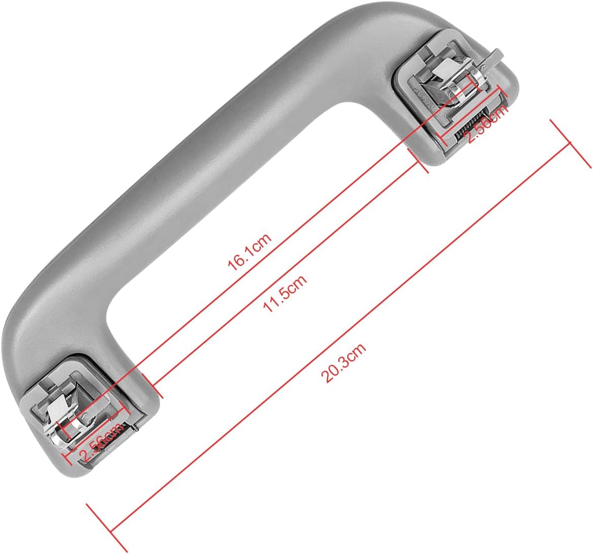 1 barra de agarre para techo automático sin gancho para Toyota Rav4 Yaris Aruis y más reemplazar 74610-52020 74610-52030 74619-0M010 74683-8010,