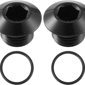 A ABSOPRO Enchufe de puerto ORB para automóvil, enchufe de cabeza hexagonal macho con sello de junta tórica, adaptador de ajuste de bloque 4AN, A ABSOPRO Enchufe de puerto ORB para automóvil, enchufe de cabeza hexagonal macho con sello de junta tórica, adaptador de ajuste de bloque 4AN,