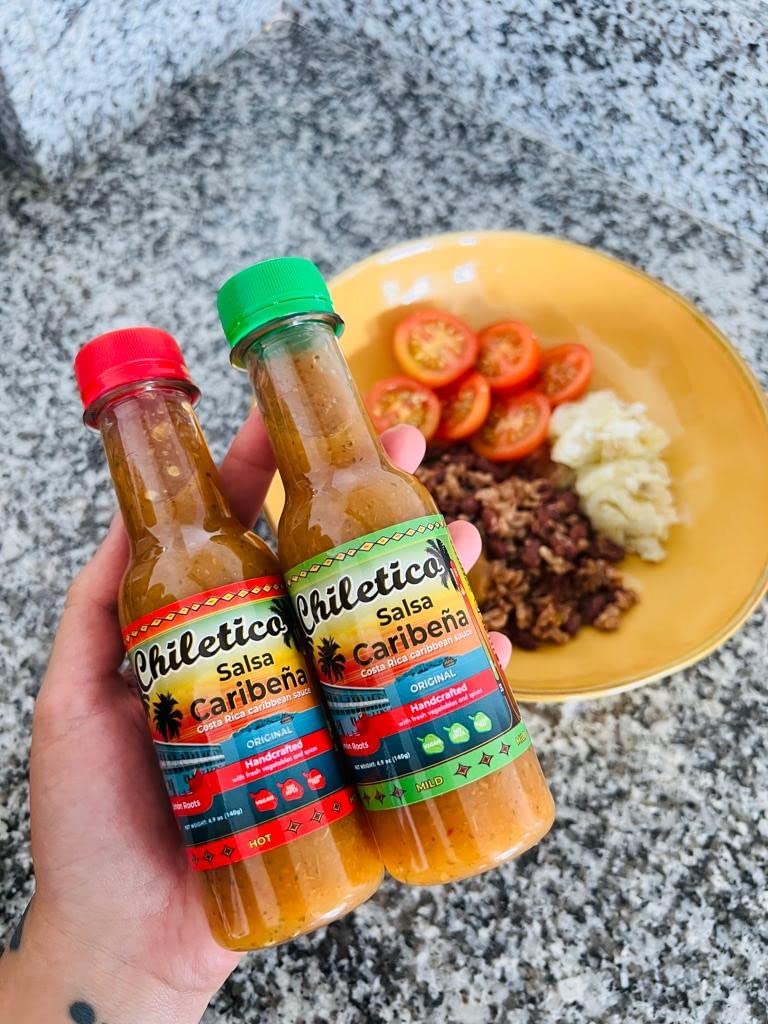 Chiletico – Salsa Caribeña de Costa Rica – Suave, 10.5 fl oz, paquete de 1
