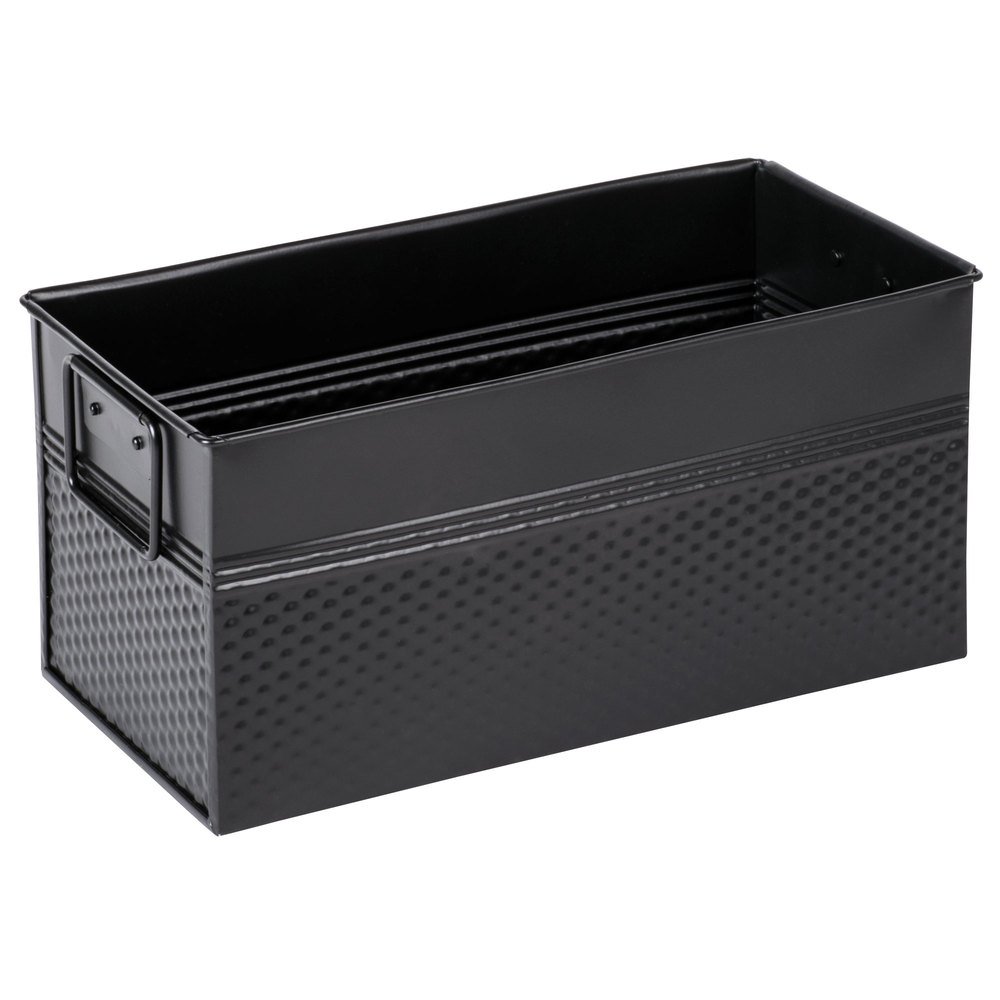 American Metalcraft – Tina rectangular para bebidas (12-14 x 6-14 pulgadas), color negro