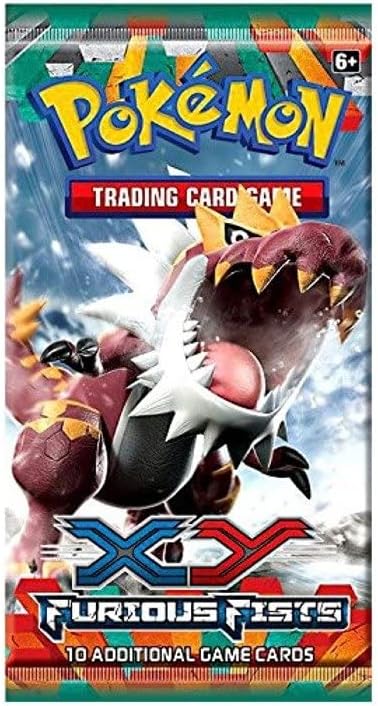 Pokemon Tarjetas – XY Furious Fists – Booster Pack (10 Tarjetas)