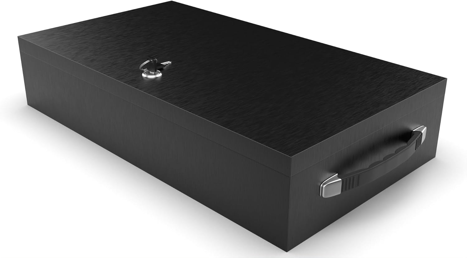 Caja fuerte grande ignífuga, se adapta a documentos legales y más plana, caja de seguridad de acero para el pecho, resistente al fuego para proteger