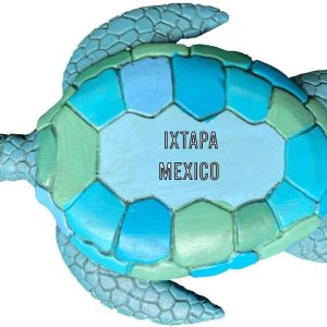R and R Imports Ixtapa Mexico Souvenir – Imán de resina pintada a mano para refrigerador, diseño de atardecer y tortuga verde, 3 pulgadas R and R Imports Ixtapa Mexico Souvenir – Imán de resina pintada a mano para refrigerador, diseño de atardecer y tortuga verde, 3 pulgadas