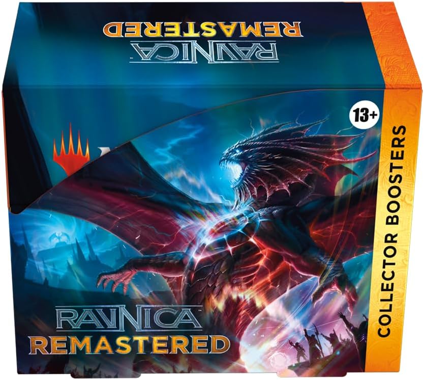 Magic The Gathering Ravnica Remastered – Caja de refuerzo para coleccionista, 12 paquetes (180 cartas mágicas)