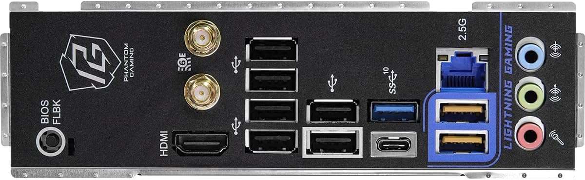 ASRock B650E PG Riptide WiFi AM5 Ryzen 7000 AMD B650 SATA 6Gbs DDR5 ATX placa base