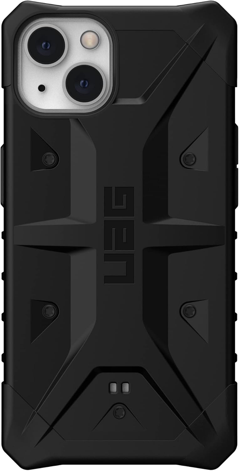 URBAN ARMOR GEAR UAG – Funda protectora diseñada para iPhone 13, color negro, resistente, ligera, delgada, a prueba de golpes, Pathfinder, pantalla
