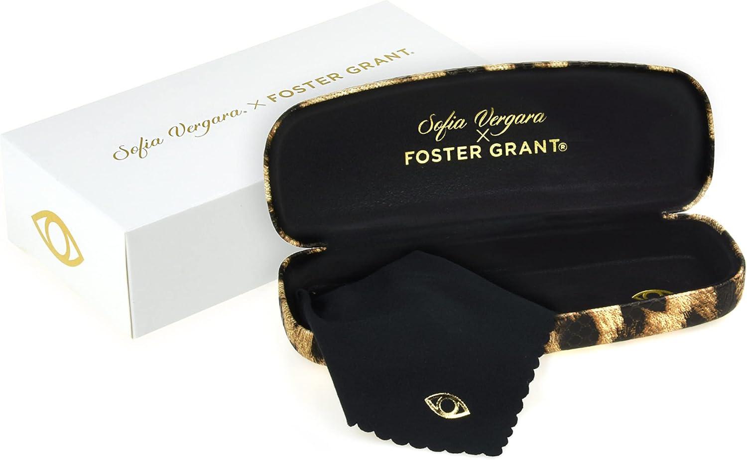 Sofia Vergara x Foster Grant Gafas de lectura Sofia Blue Light Multi Focus Cat-Eye para mujer