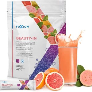 FuXion Beauty – Bebida antienvejecimiento deliciosa mezcla de bebida con sabor a guayaba con CoQ10, vitamina C y biotina, hace que se vea más FuXion Beauty – Bebida antienvejecimiento deliciosa mezcla de bebida con sabor a guayaba con CoQ10, vitamina C y biotina, hace que se vea más