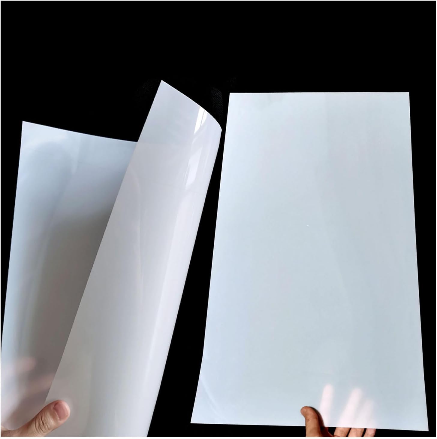 Hojas de Mylar en blanco de 7.5 mil para plantillas, 8 piezas de 12 x 24 pulgadas, hojas de plantillas en blanco de PET translúcido lechoso,