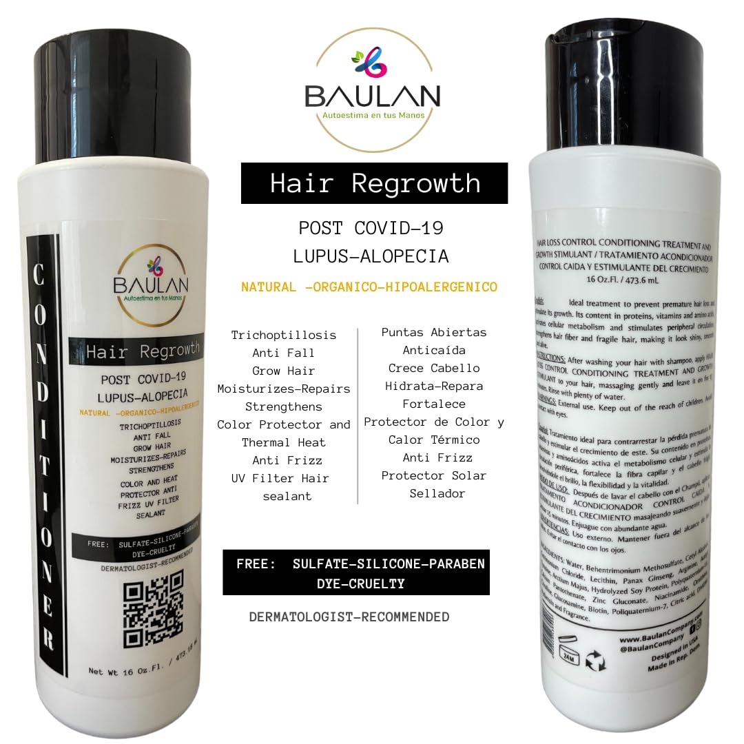 BAULAN-CONTROL DE LA PÉRDIDA DE CABELLO TRATAMIENTO DE ACONDICIONAMIENTO POST COVID 19-LUPUS-ALOPECIA
