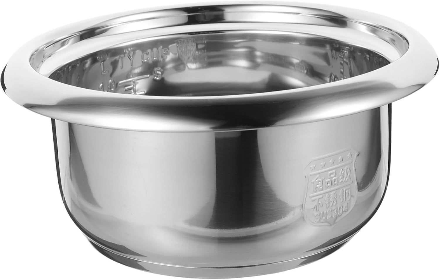 Revestimiento de olla de arroz Utensilios de cocina de acero inoxidable Accesorios japoneses Sartenes antiadherentes de acero inoxidable Olla de