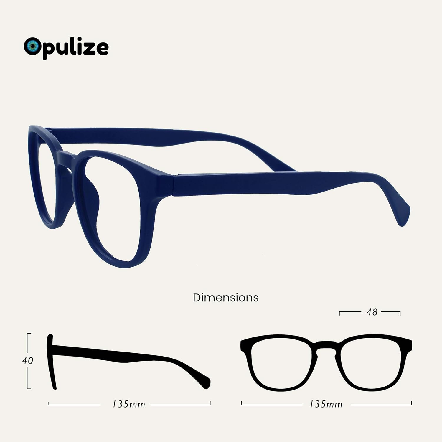 OPULIZE Pop – Paquete de 2 lentes de lectura para hombre y mujer, redondas, retro, lisas, color negro mate, con bisagras de resorte, RR2-17