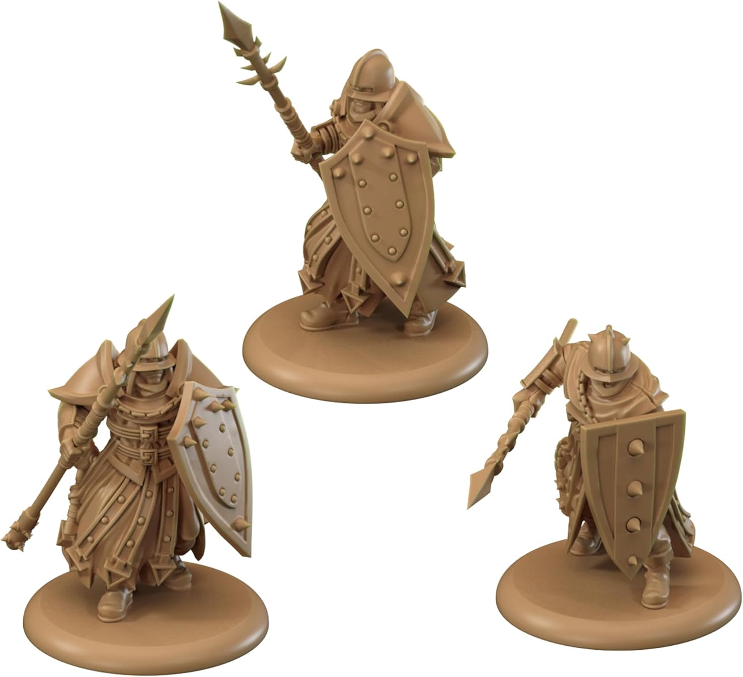 CMON Una canción de hielo y fuego juego de miniaturas de mesa Dreadfort Spearmen caja de unidad  Lealtad forjada en el norte frígido, juego de