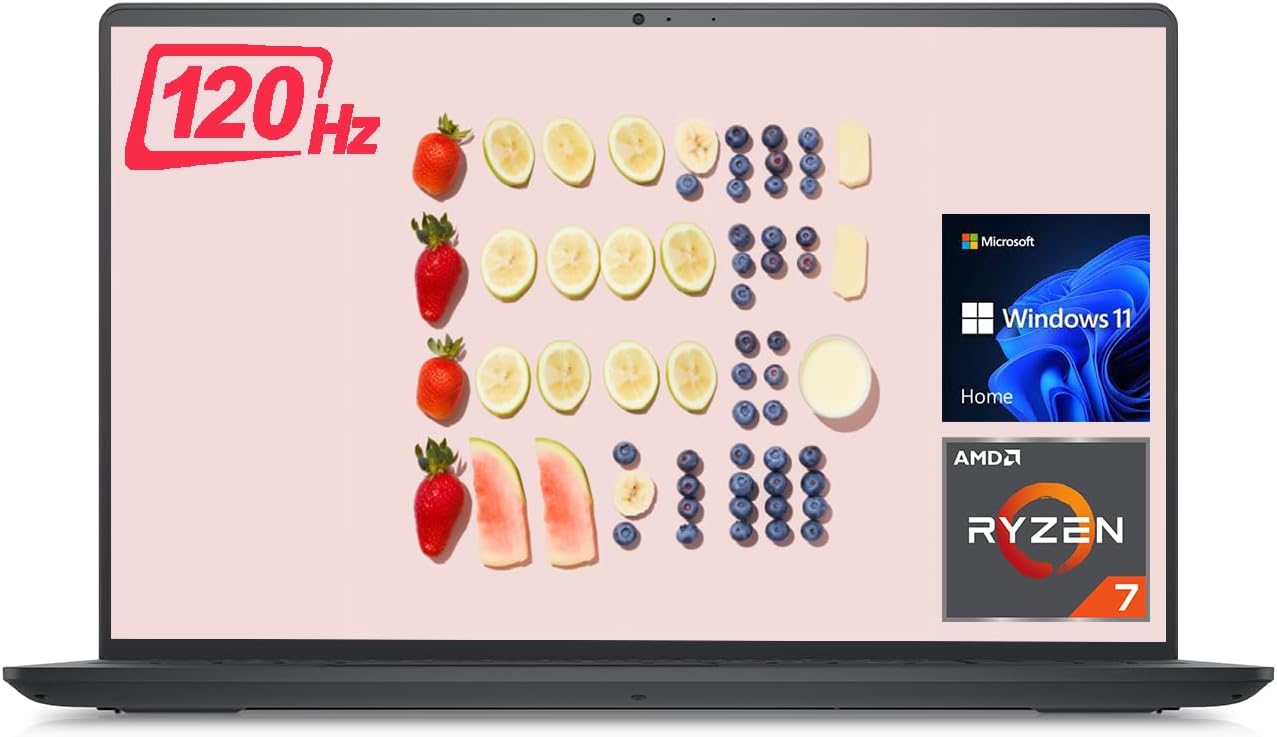 Dell Inspiron 15 3000 Series 3525 – Computadora portátil, pantalla FHD de 15.6 pulgadas, procesador AMD Ryzen 7 5825U, 32 GB de RAM, 1 TB SSD,