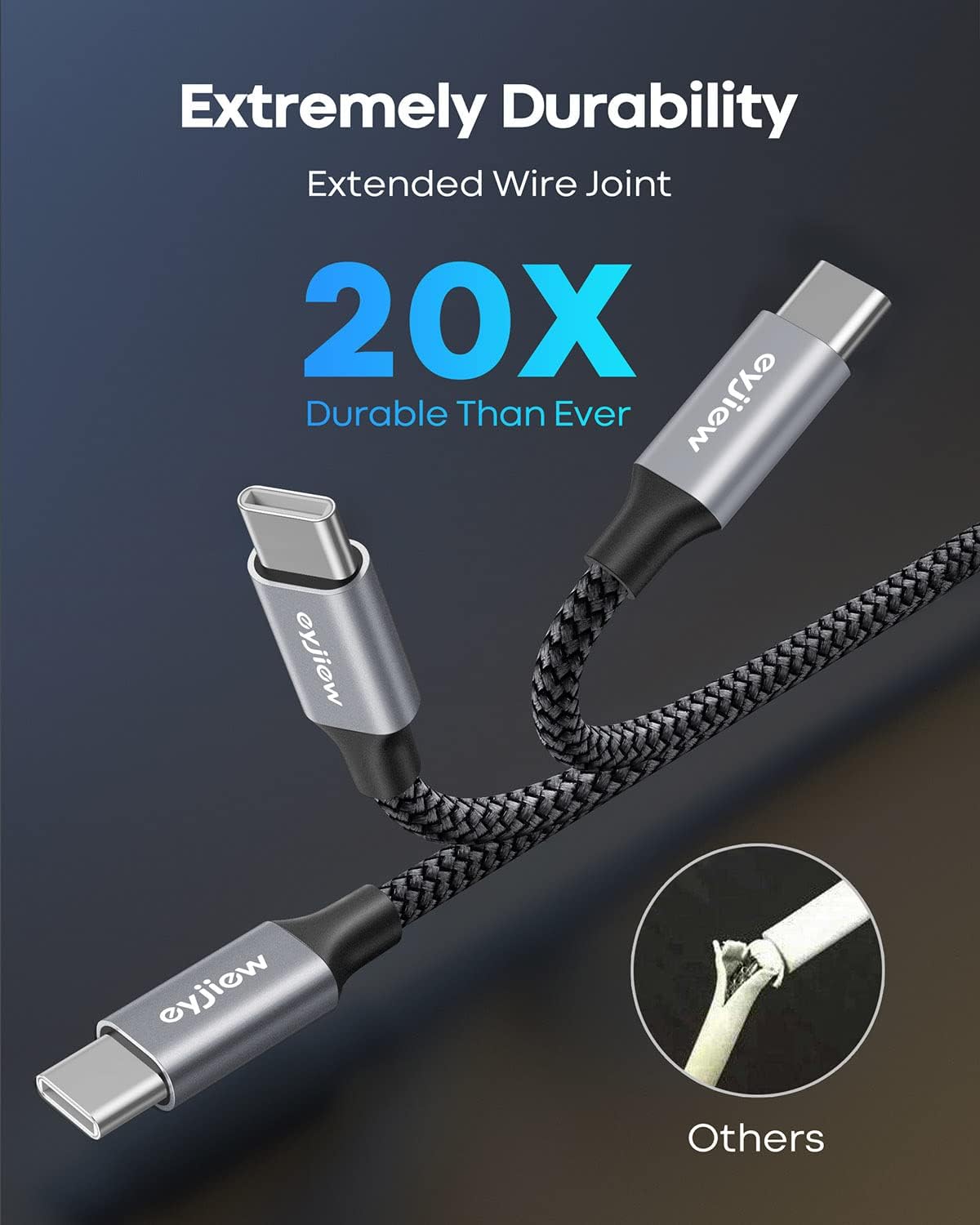 Cable USB C corto de 1.5 pies 3 unidades, cable de carga USB A a tipo C de carga rápida 3A, trenzado para iPhone 16 15 Pro Max Plus, Samsung Galaxy
