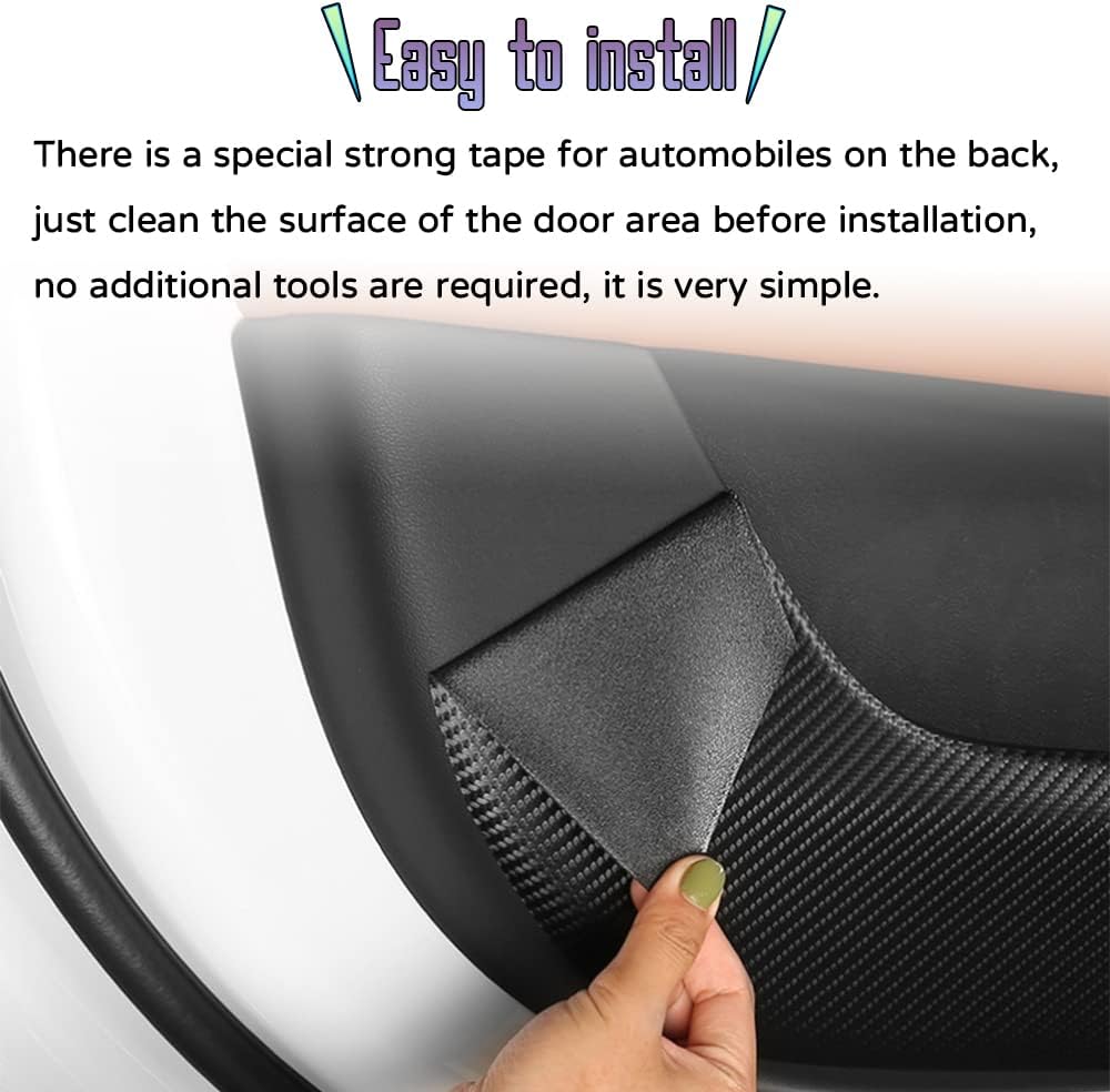 Bmolpt Accesorios interiores personalizados, 4 unidades para Lexus RX 350RX 350hRX 450h+RX 500h de cuero para puerta de automóvil, calcomanías