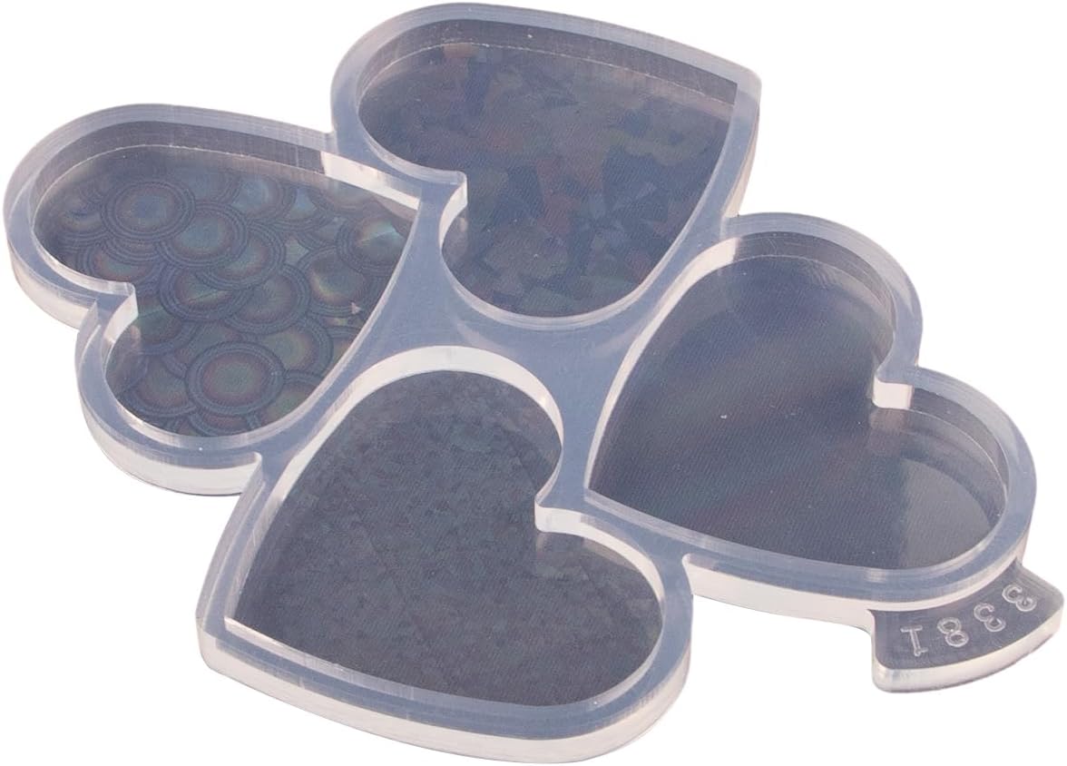 Molde de silicona en forma de corazón, molde de agarre para teléfono, moldes de fundición de resina epoxi, molde de enchufe de teléfono para carrete